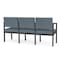 Lesro Lenox 3 Seat Tandem Seating W/ Arms, 64.5 in W 24.5 in L 32 in H LS3103 - alternate 2
